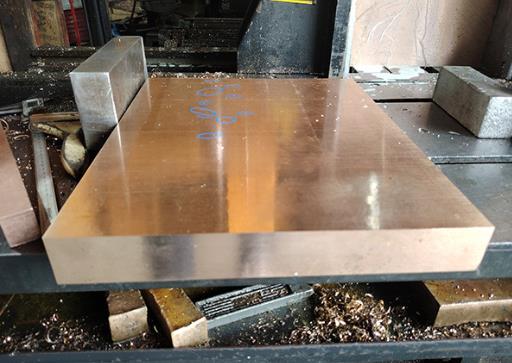 High hardness and bright C17200 beryllium copper plate