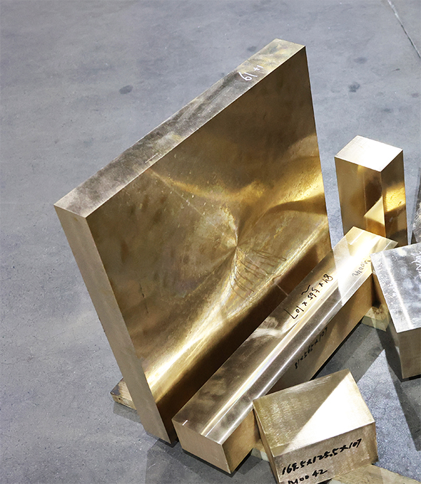 Highly wear resistant C17300 beryllium bronze plate non-magnetic and non-sparking