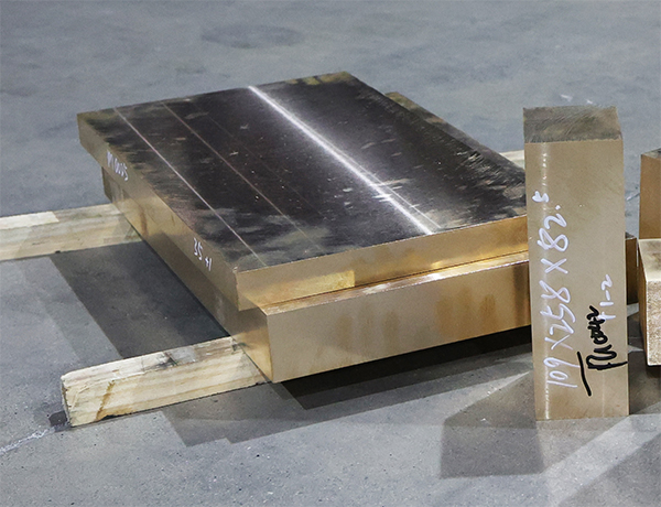 Highly wear resistant C17300 beryllium bronze plate