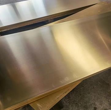 Phosphor bronze plates easy to machining