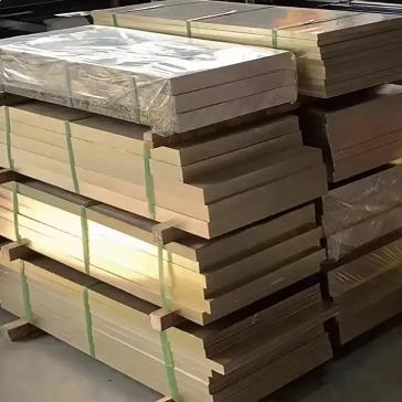 Phosphor bronze plates easy to machining