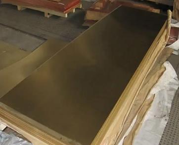 Phosphor bronze plates easy to machining