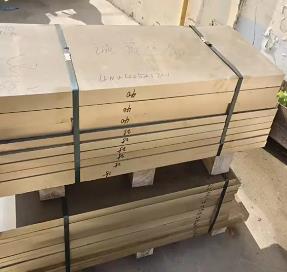 Phosphor bronze plates easy to machining