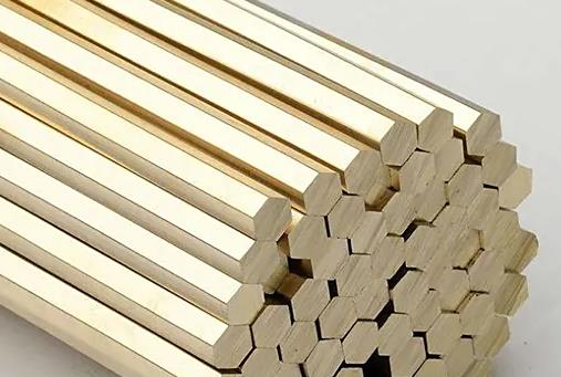 Tin bronze hexagonal rod for electrical connection