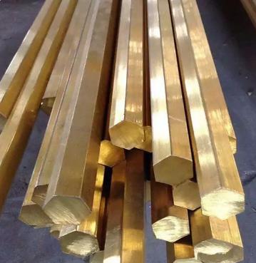 Tin bronze hexagonal rod for electrical connection