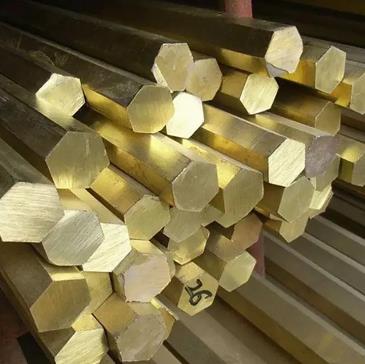 Tin bronze hexagonal rod for electrical connection