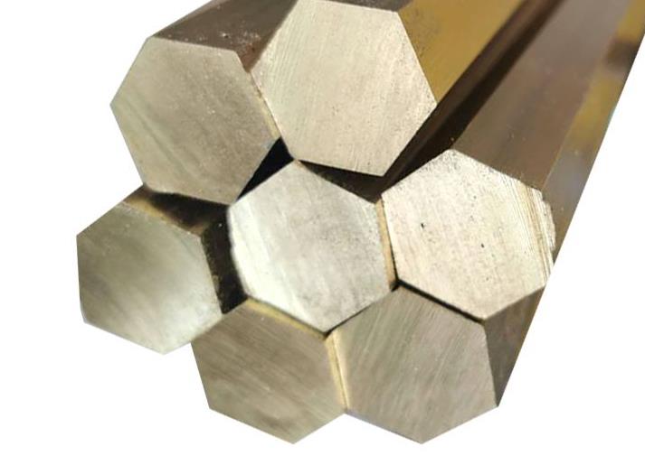 Tin bronze hexagonal rod for electrical connection
