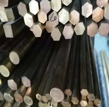 Corrosion resistant aluminum bronze hexagonal bar