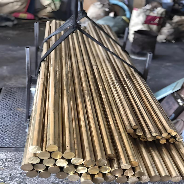 High tensile ductility aluminum bronze rod