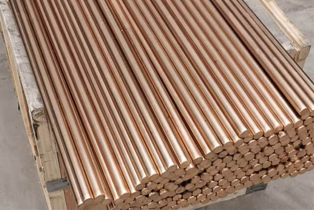 C17200 non-magnetic beryllium copper round rod bar