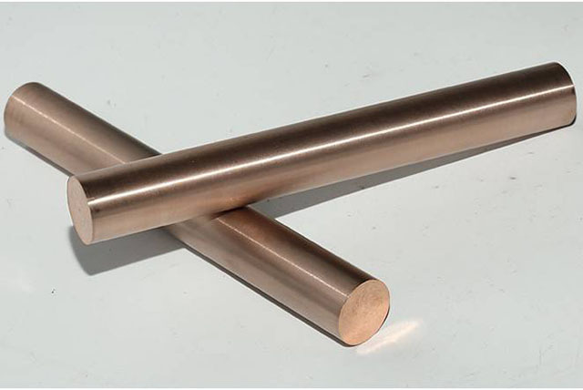 Electrically and thermally conductive CuW65 tungsten bronze copper rod